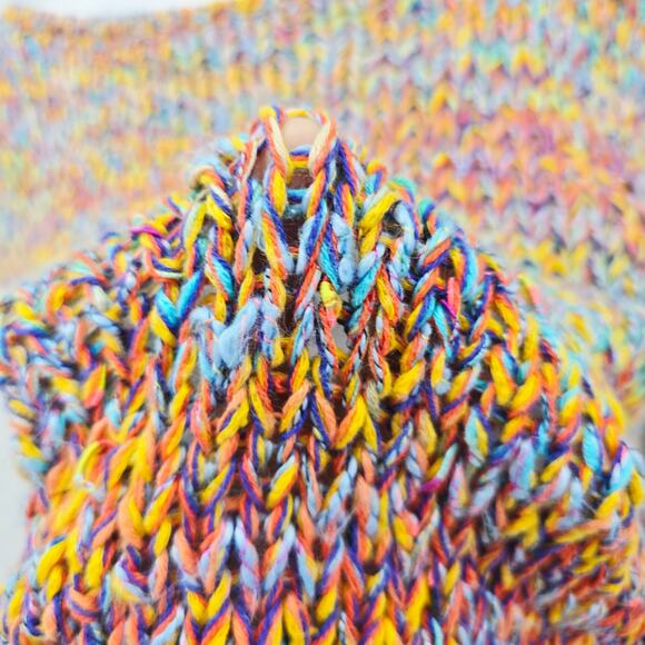 Free People Mezcal Cropped Boxy Sweater Tee M - Picture 3 of 6